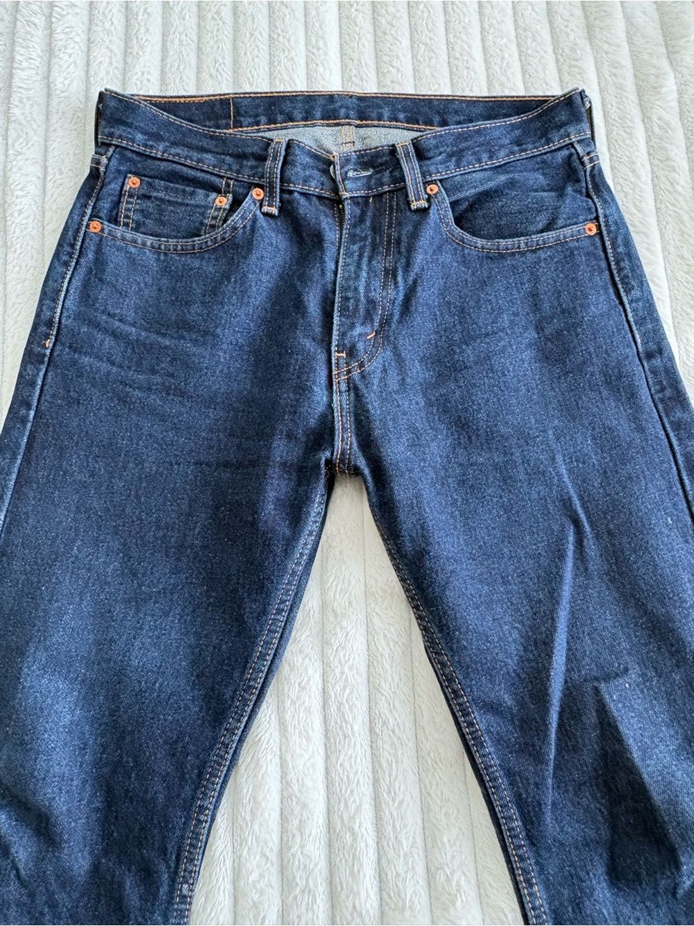 Men's Dark Blue Levi Denim Jeans